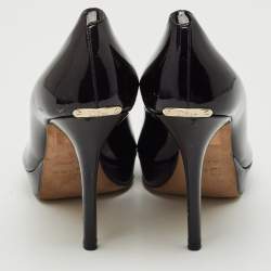 Dior Black Patent Leather Miss Dior Pumps Size 40