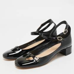 Dior Black Patent Leather Aime Pumps Size 40