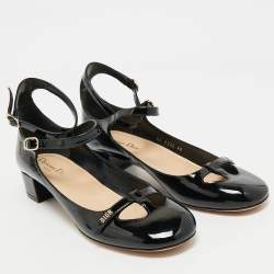 Dior Black Patent Leather Aime Pumps Size 40