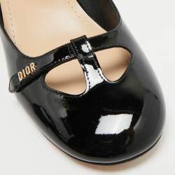 Dior Black Patent Leather Aime Pumps Size 40