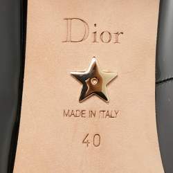 Dior Black Patent Leather Aime Pumps Size 40
