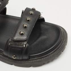 Dior Black Leather DiorAct Slingback Sandals Size 38