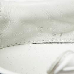 Pre Owned Dior Black Leather And Suede D Bee Low Top Sneakers Size 37