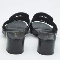 مملوكة مسبقًا صندل ديور 30 مونتين جلد أسود مقاس 39