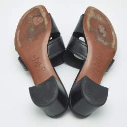 مملوكة مسبقًا صندل ديور 30 مونتين جلد أسود مقاس 39