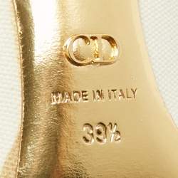 Pre Owned Dior Multicolor Printed Canvas Pointed Toe Pumps Size 39.5