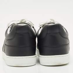 Pre Owned Dior Black Leather Ors low Top Sneakers Size 37.5