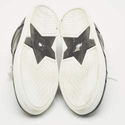 Pre Owned Dior Black Leather Ors low Top Sneakers Size 37.5