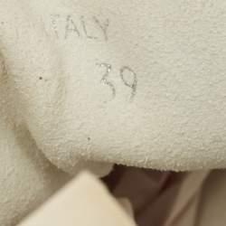 Pre Owned Dior White/Black PVC, Rubber and Oblique Mesh B23 High-Top Sneakers Size 39