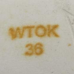 Pre Owned Dior Grey/White Knit Fabric And Leather Walk'n'Dior High-Top Sneakers Size 36