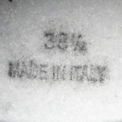 Pre Owned Dior Blue Fabric Embellished Fusion Sneakers Size 38.5