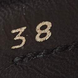 Pre Owned Dior Black Leather Flower Embellished Driving Loafers Size 38