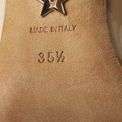 Pre Owned Dior Beige Patent Leather J'Adior Pumps Size 35.5