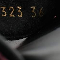 Pre Owned Dior Multicolor Brocade Fabric and Velvet D-wave Ankle Strap Sandals Size 36