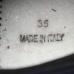 Pre Owned Dior Blue Neoprene and Mesh Fusion Embellished Velcro Strap Sneakers Size 35