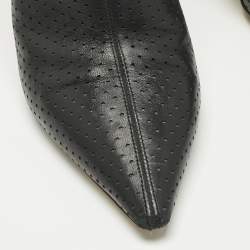 Pre Owned Dior Black Leather J'Adior Ankle Length Boots Size 38               