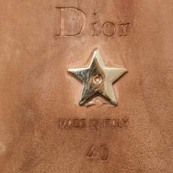 Pre Owned Dior Pink Patent Leather Slingback Pumps Size 40