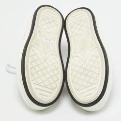 Pre Owned Dior Black/White Canvas Walk'n'Dior Low Top Sneakers Size 38