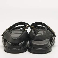 Pre Owned صندل ديور حزام كاحل جلد بيج مقاس 39