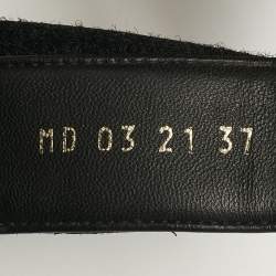 Pre Owned صندل ديور حزام كاحل جلد بيج مقاس 39