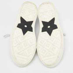 Pre Owned Dior Black/White Canvas Walk'n'Dior Low Top Sneakers Size 37.5
