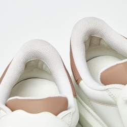 Pre Owned Dior White Leather and Rubber Dior ID Low Top Sneakers Size 40