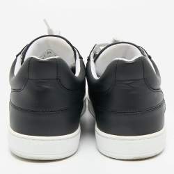 Pre Owned Dior Black Leather D-star Lace Up Sneakers Size 36.5