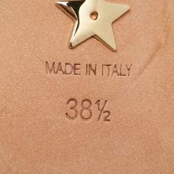 Pre Owned Dior Tartan Gang Size 38.5 Multicolor Brocade Fabric Ankle Strap Pumps