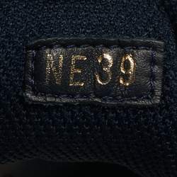 Pre Owned Dior ID Size 39 White/Pink Leather and Rubber Sneakers