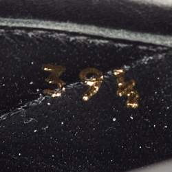 Pre Owned صندل ديور سلايد جلد كاناج أسود ديو ريفوليوشن مقاس 39.5