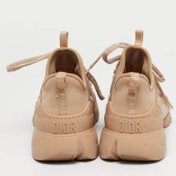 مملوكة مسب قًا حذاء رياضي ديور قماش بيج وبي في سي دي كونكت منخفض علوي مقاس 41.5