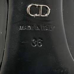 مملوكة مسبقًا Dior Size 36 Black Patent Leather Pionted Toe Pumps