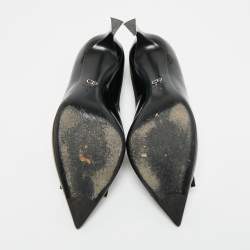 مملوكة مسبقًا Dior Size 36 Black Patent Leather Pionted Toe Pumps