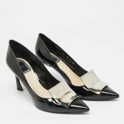 مملوكة مسبقًا Dior Size 36 Black Patent Leather Pionted Toe Pumps