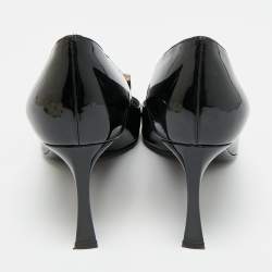 مملوكة مسبقًا Dior Size 36 Black Patent Leather Pionted Toe Pumps