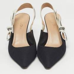 مملوكة مسبقًا حذاء ديور قماش تقني أسود جاديوغ سحاب خلفي مقاس 41