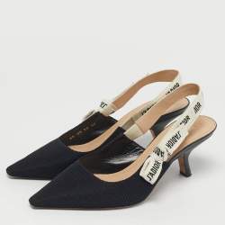 مملوكة مسبقًا حذاء ديور قماش تقني أسود جاديوغ سحاب خلفي مقاس 41