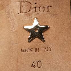 مملوكة مسبقًا حذاء ديور قماش تقني أسود جاديوغ سحاب خلفي مقاس 41