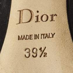 مملوكة مسبقًا Dior Coquette Size 39.5 Black Leather and Suede Mary Jane Pumps