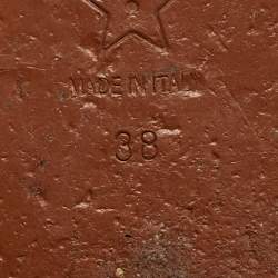 Pre Owned صندل سلايد ديور قماش مطرز أزرق داكن مقاس 40