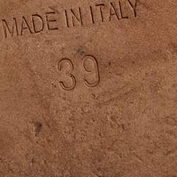 مملوكة مسبقًا Dior Dway Size 39 Multicolor Canvas Embroidered Flat Slide