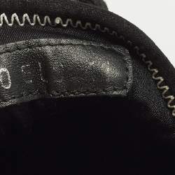 Pre Owned Dior B21 Size 41 Black Knit Fabric Low Top Sneakers