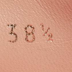 Pre Owned Dior Dway Size 38.5 Pink Canvas Sandals