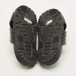 مملوكة مسبقًا Dior D-Cross Size 38 Black Leather Flat Slide