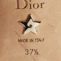 Pre Owned Dior C'est Dior Size 37.5 Black Patent Leather Slide Sandals