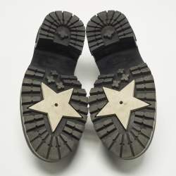 Pre Owned حذاء لوفرز ديور بينى شراشيب جلد لامع أسود مقاس 38.5