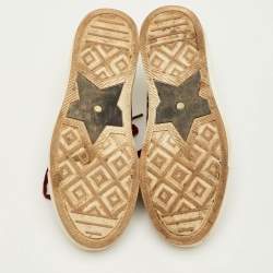 Pre Owned حذاء رياضي ديور والكن ديور برقبة منخفضة قماش مطرز متعدد الألوان مقاس 38