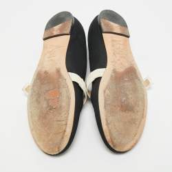 مملوكة مسبقًا حذاء باليرينا مسطح ديور جادور شبك أسود مقاس 38.5