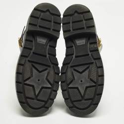 مملوكة مسبقًا حذاء بوت كاحل ديور جلد أسود مقاس 40