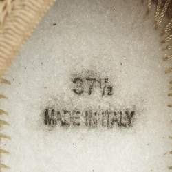 مملوكة مسبقًا حذاء رياضي ديور فيوجن شبك بيج مقاس 37.5